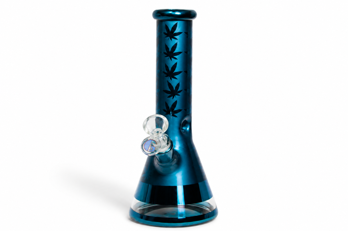 10" Colored Leaf Beaker