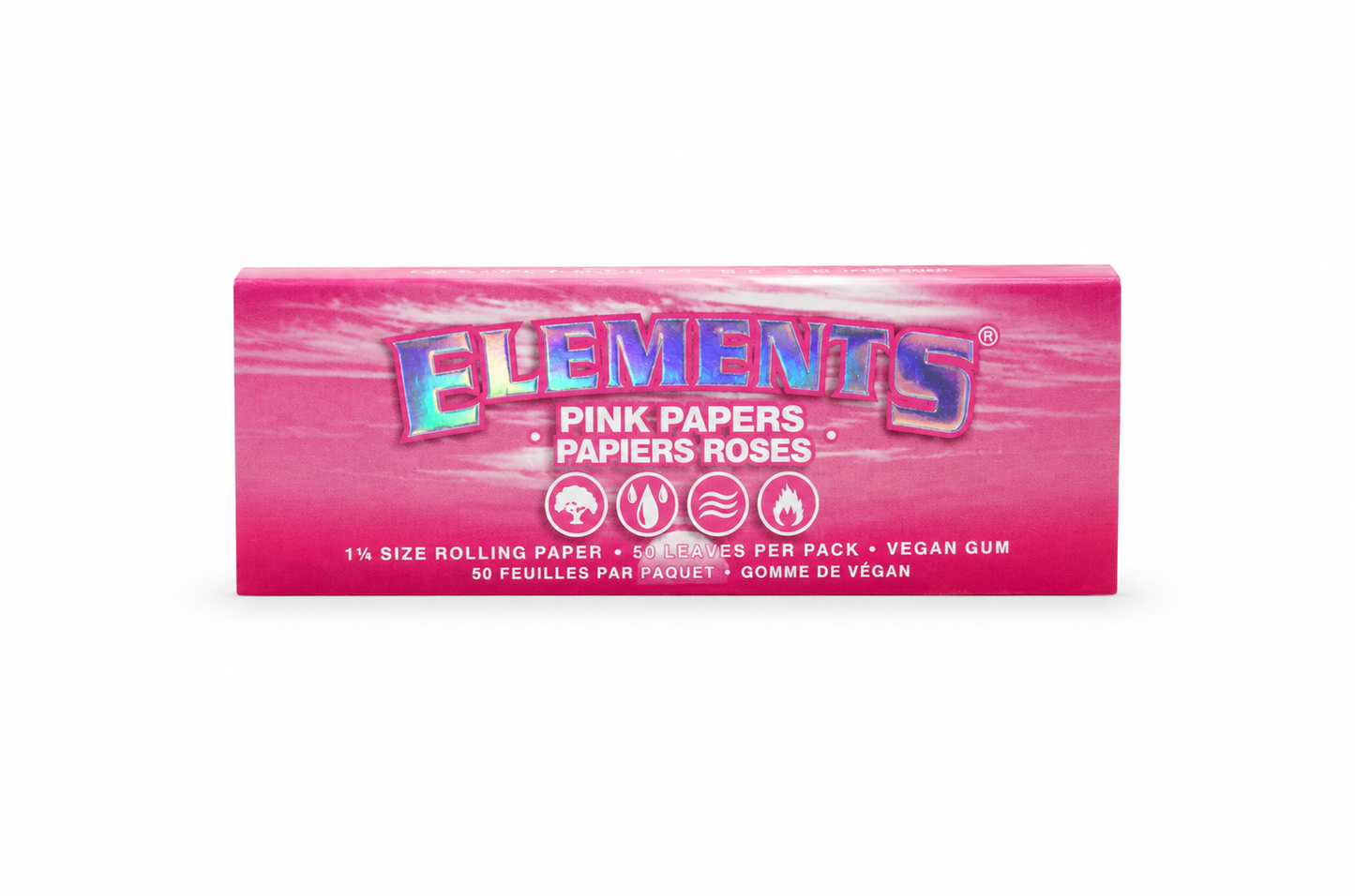 Elements Pink 1¼ Rolling Papers