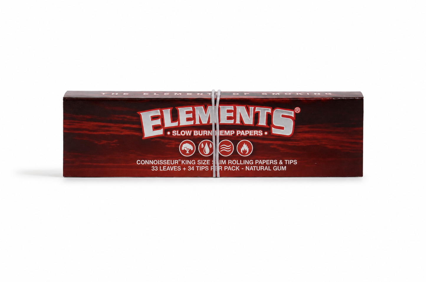 Elements Connoisseur King Size Slim Rolling Papers & Tips