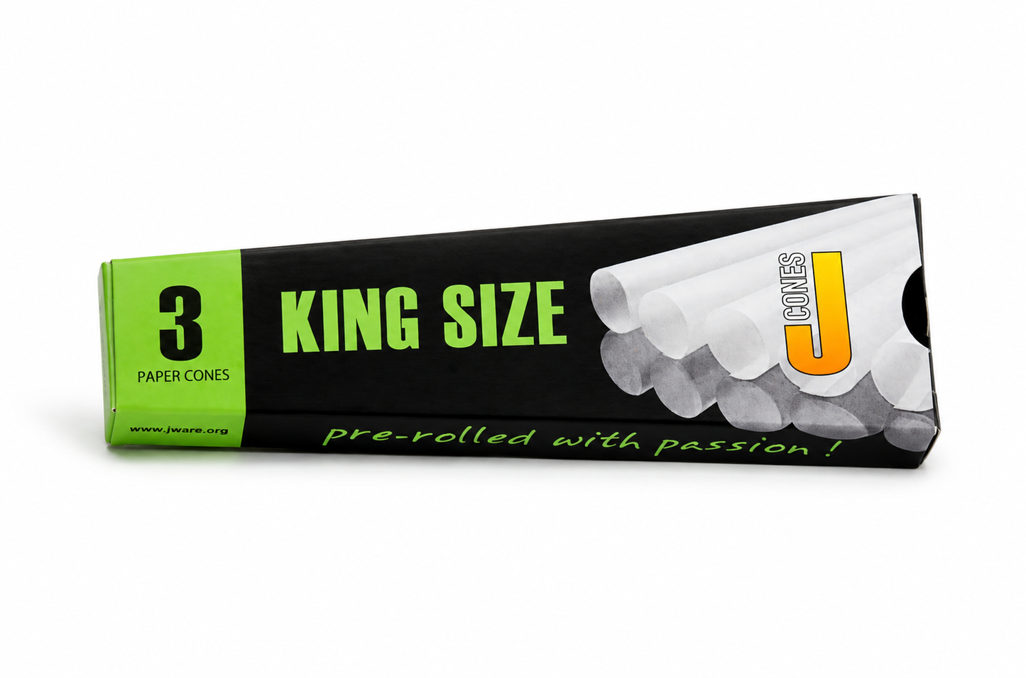 Jware King Size Pre-Rolled Cones – 3 Pack