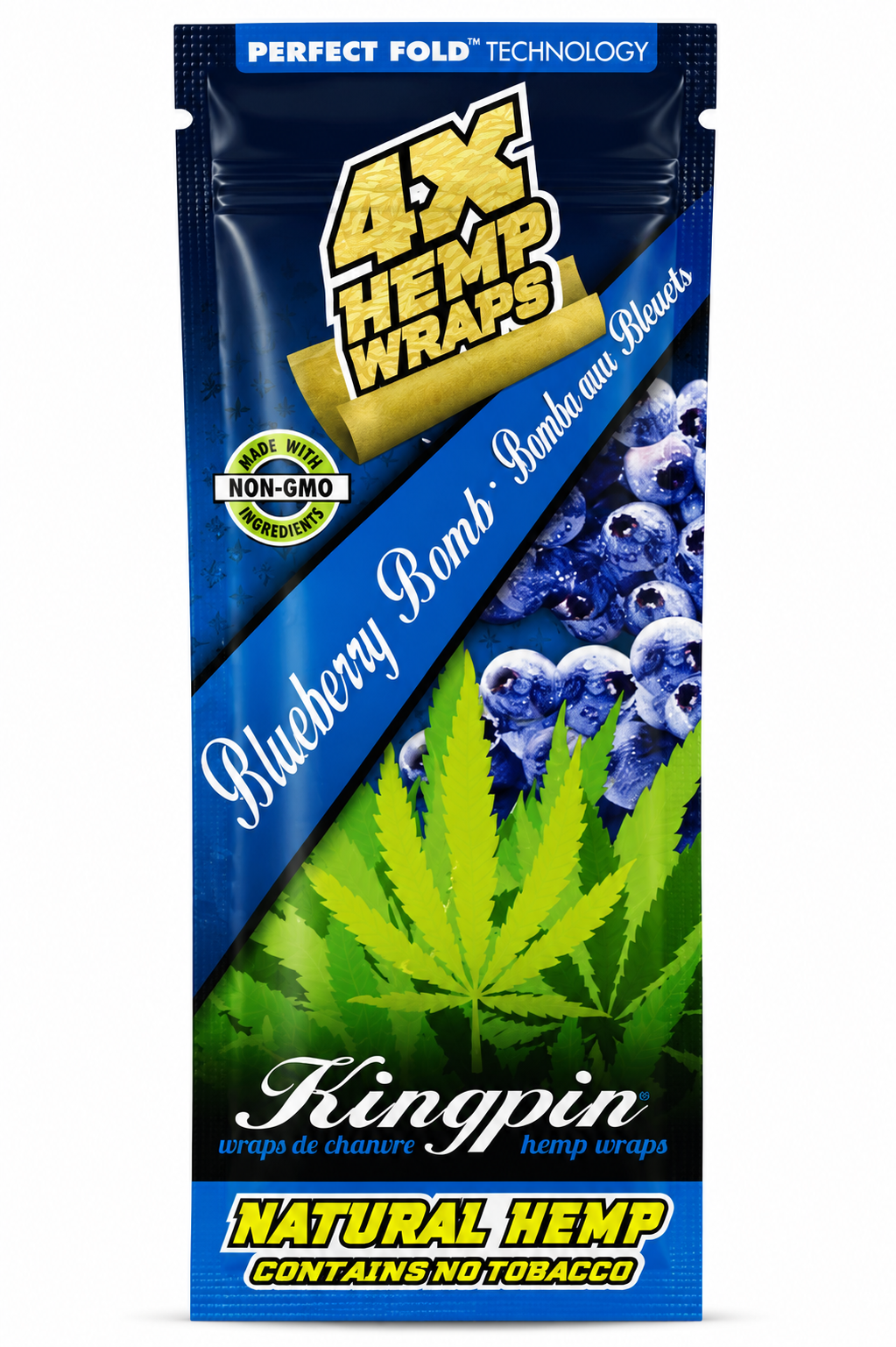 Kingpin Blueberry Bomb Hemp Wraps