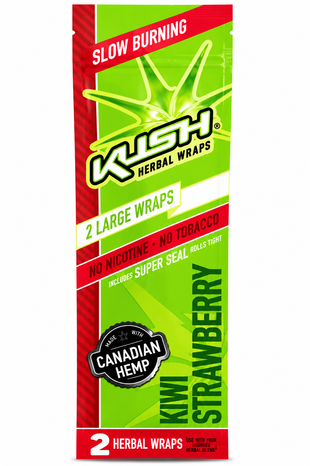 Kush Herbal Wraps – Kiwi Strawberry