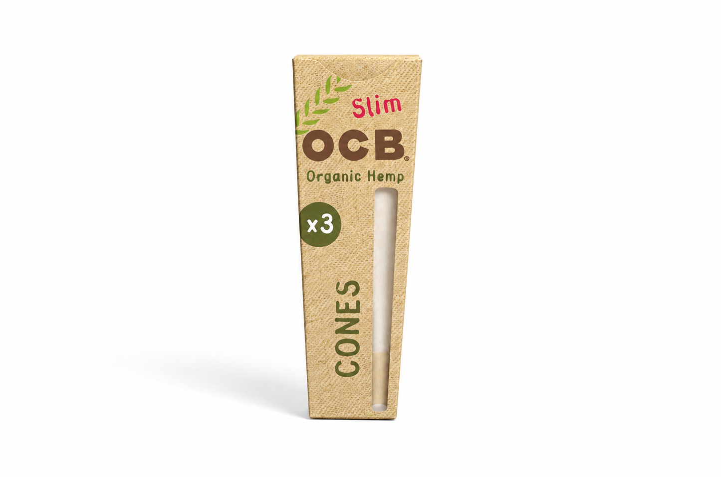 OCB Organic Hemp Slim Cones – 3 Pack