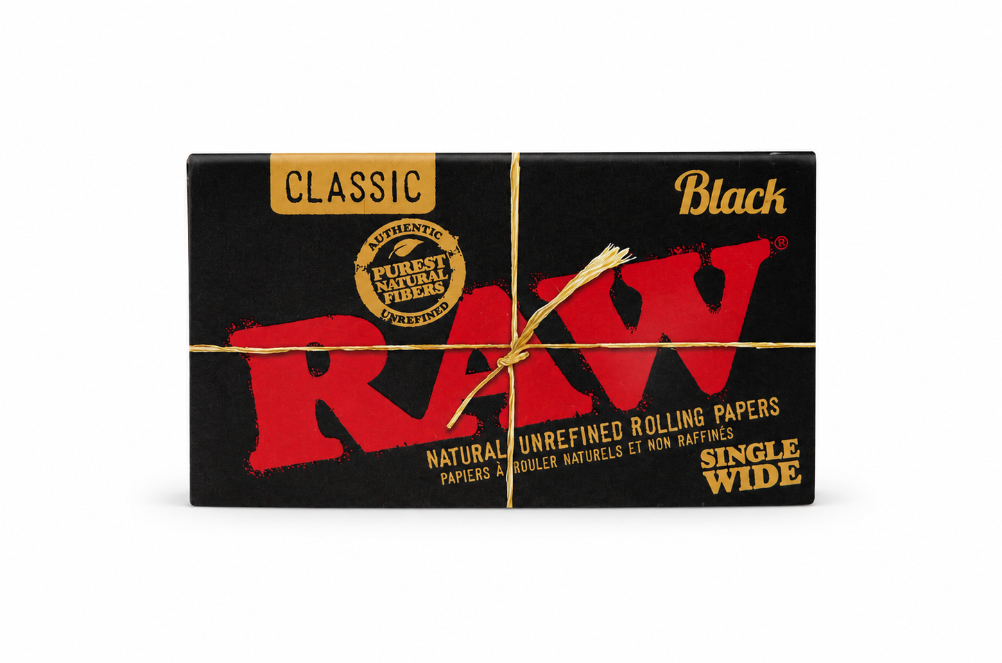 RAW Black Classic Single Wide Rolling Papers