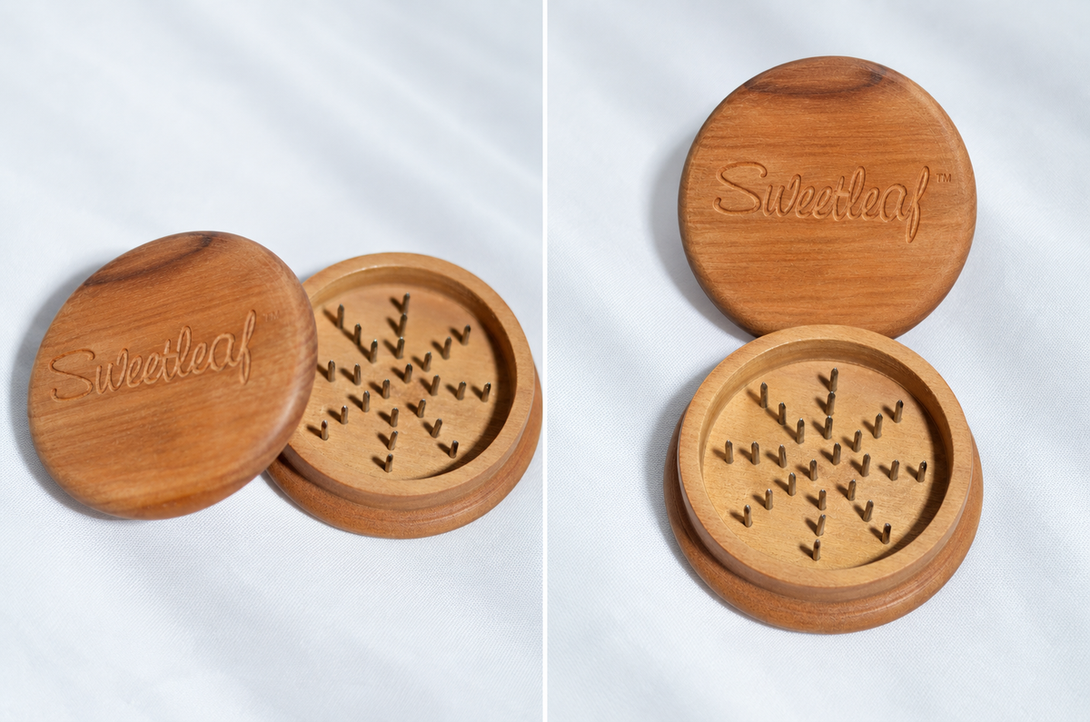Sweetleaf Two-Piece Wooden Grinder