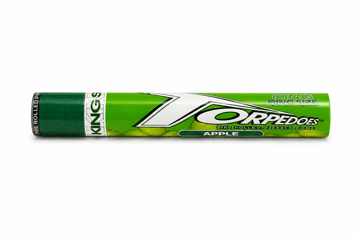 Torpedoes King Size Apple Pre-Rolled Paper Cone