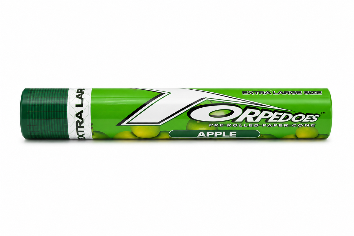 Torpedoes Extra Large Apple Flavored Pre-Rolled Paper Cone