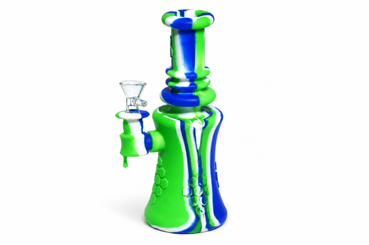 8" Silicone Honeycomb Waterpipe