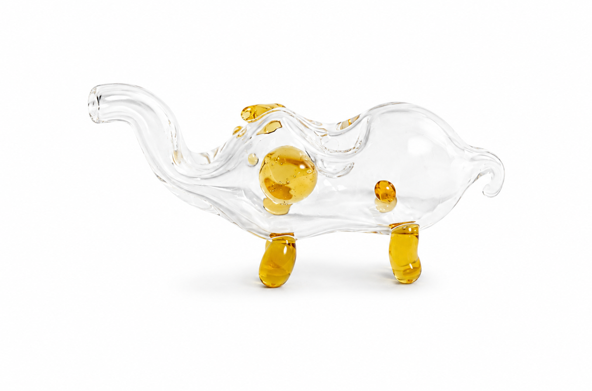 Elephant Glass Pipe – 4"