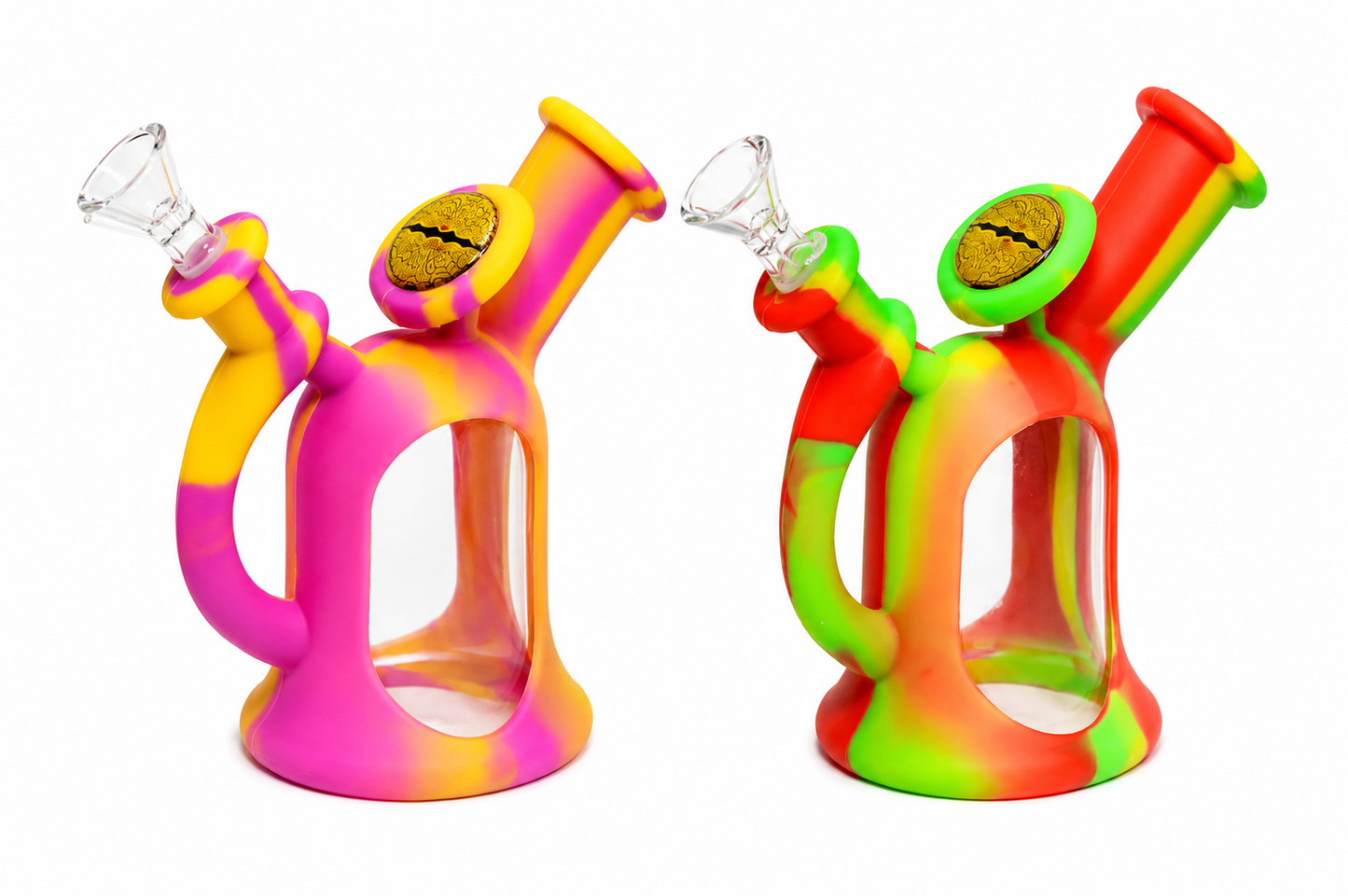 8" Silicone Arsenal Dragon Eye Watering Can Waterpipe