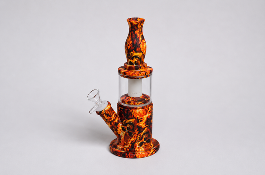 8" Fire Blaze Silicone Waterpipe