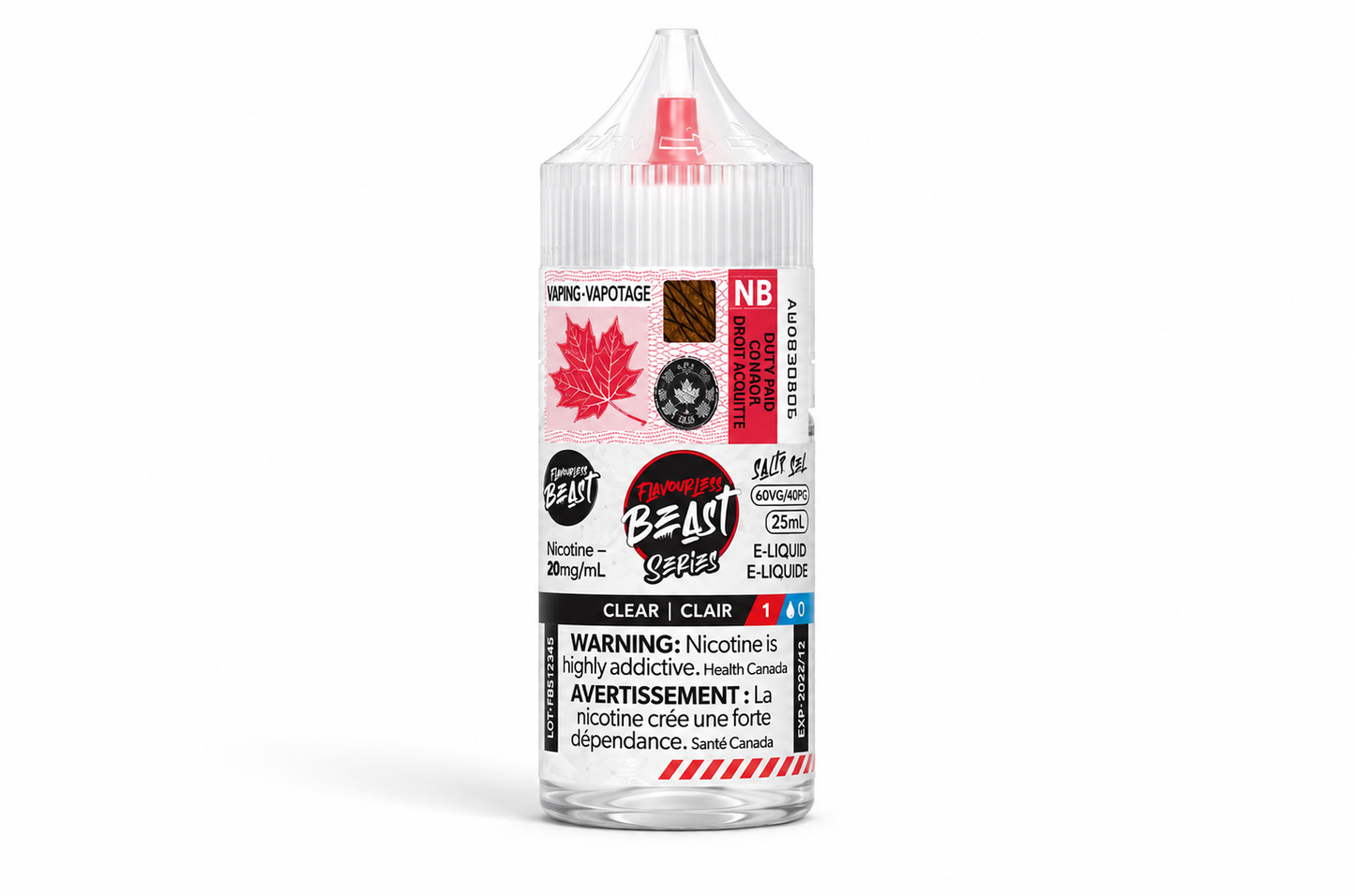 Flavour Beast Series Salt E-Liquid – Clear