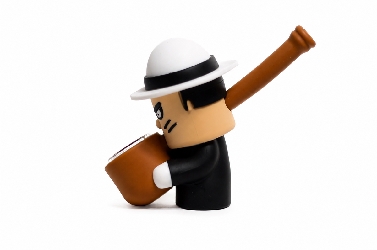 Character Silicone Hand Pipe – Assorted Designs