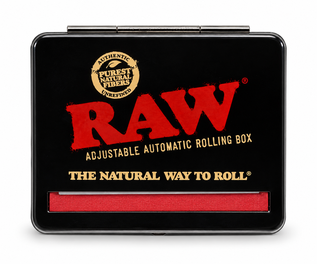 RAW Automatic Metal Rolling Box – 110mm King Size