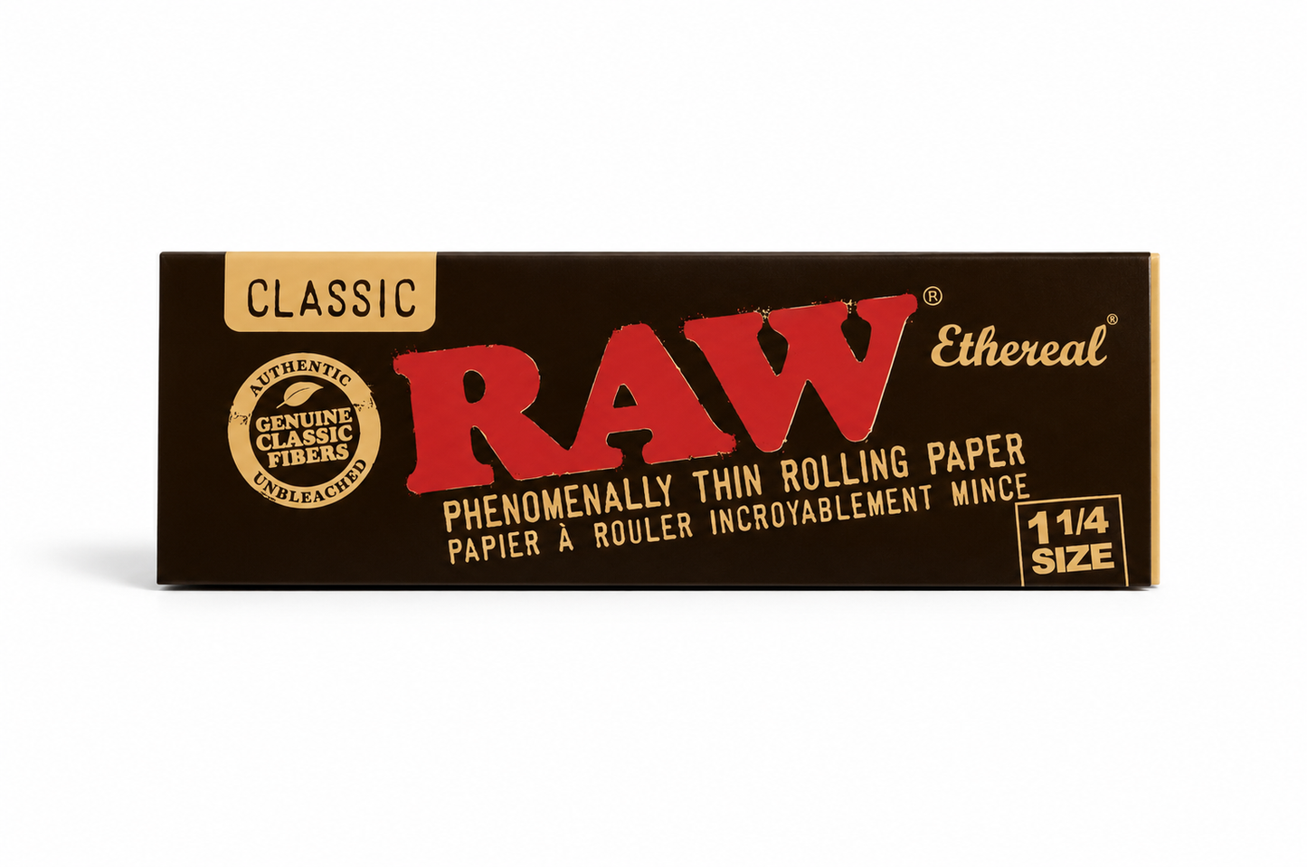 RAW Classic Ethereal PHENOMENALLY Thin Rolling Papers 1 1/4 Size