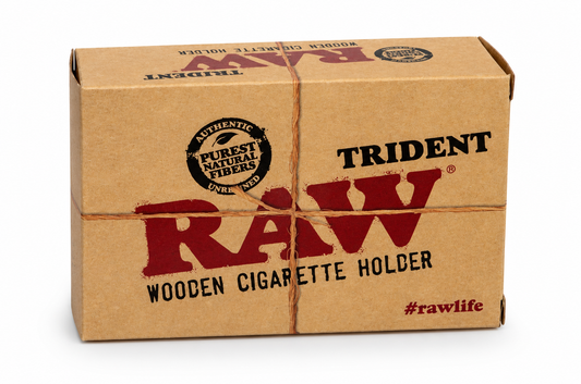RAW Trident Wooden Cigarette Holder