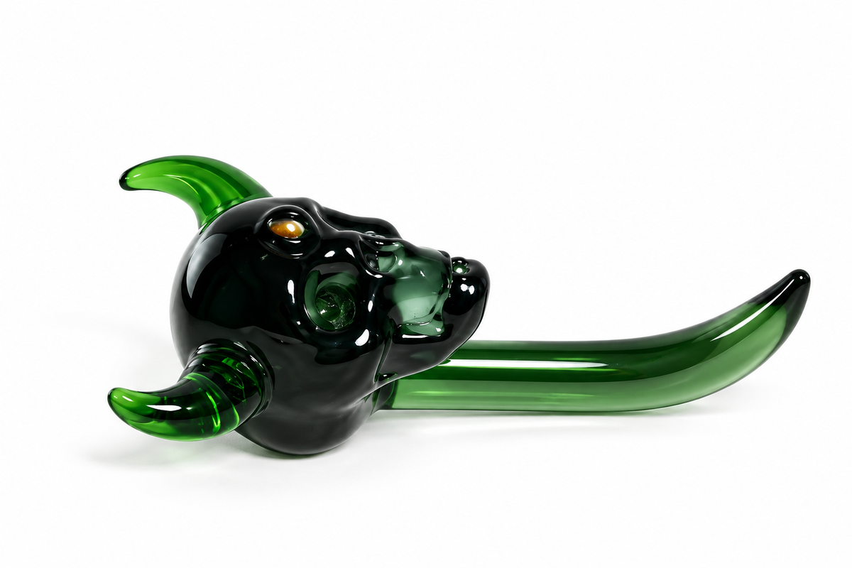 Glass Skull Dab Tool – 3"