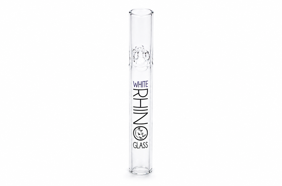 White Rhino Glass Chillum – 4.5"