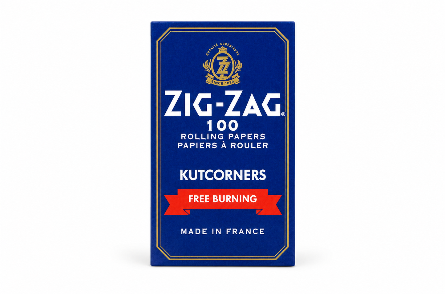 Zig-Zag Blue Kutcorners Rolling Papers