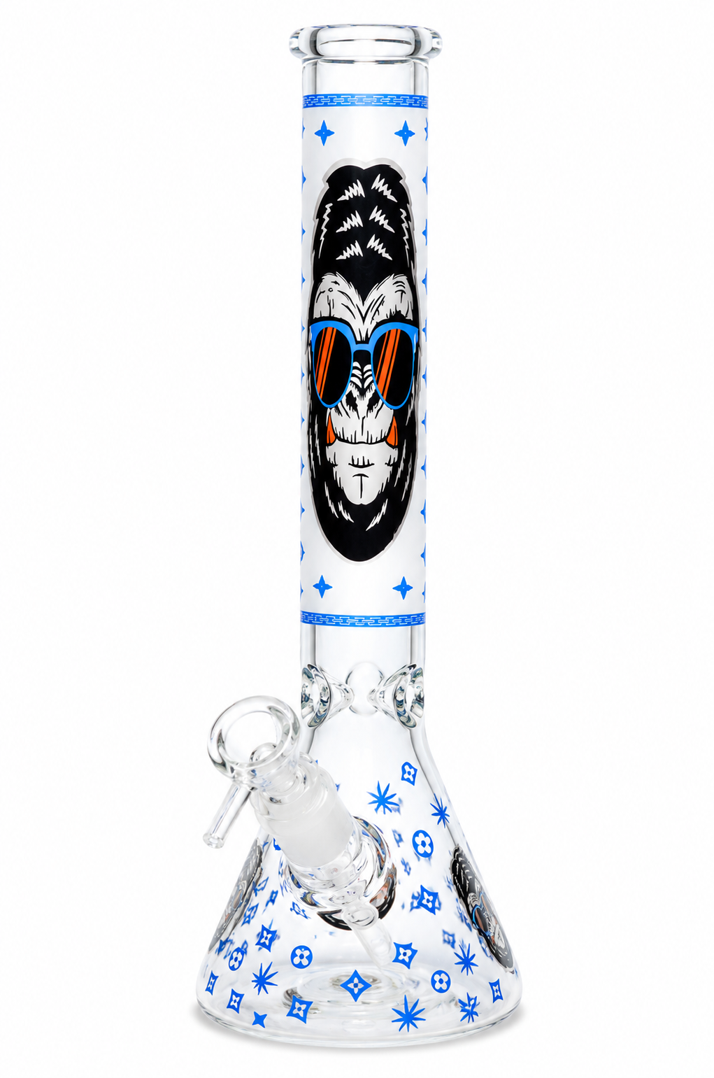 12" Printed Beaker Bong