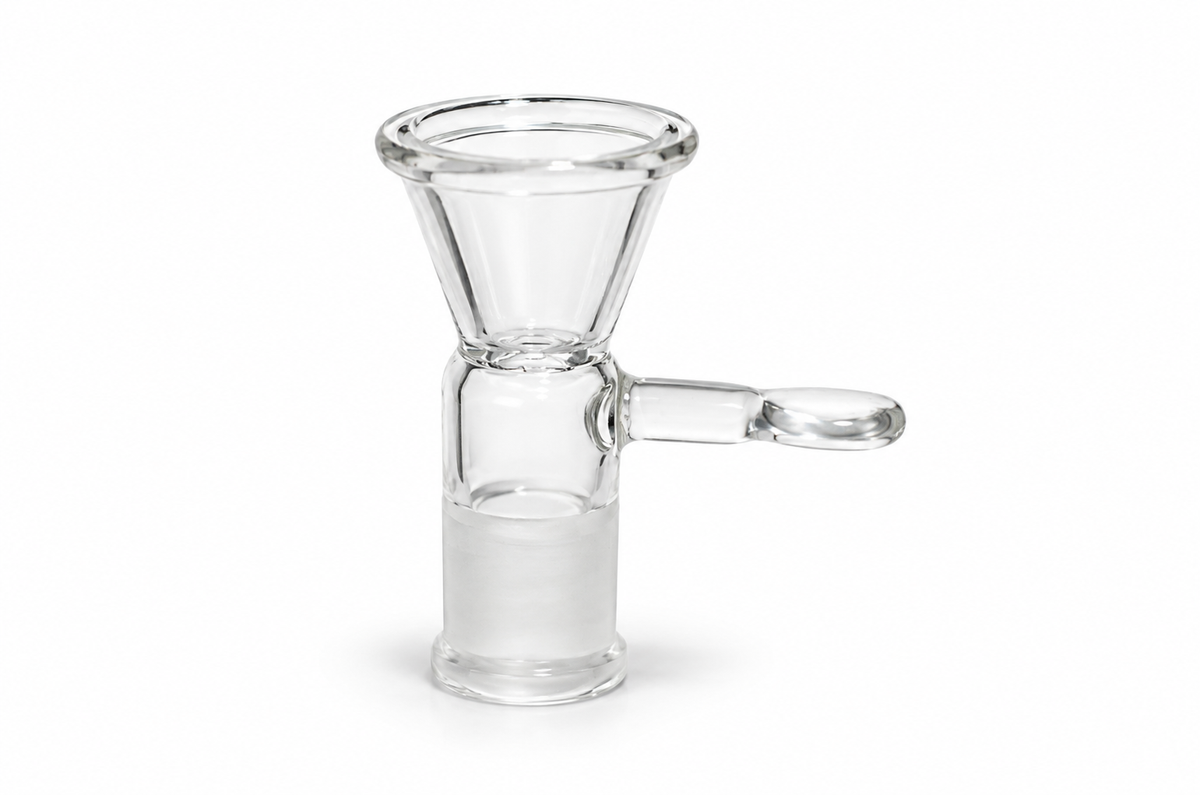 Funnel Bowl Piece with Built-In Screen – 14mm Female