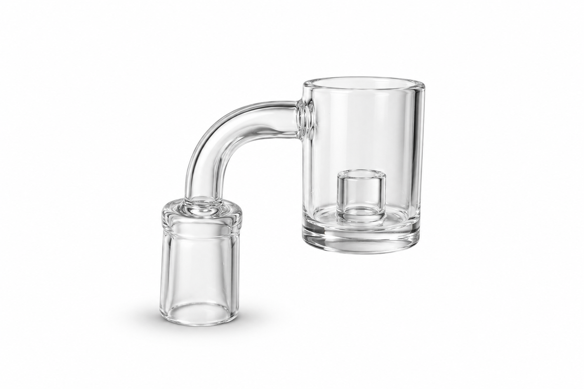 90° Donut Bucket Quartz Banger - 18mm Female