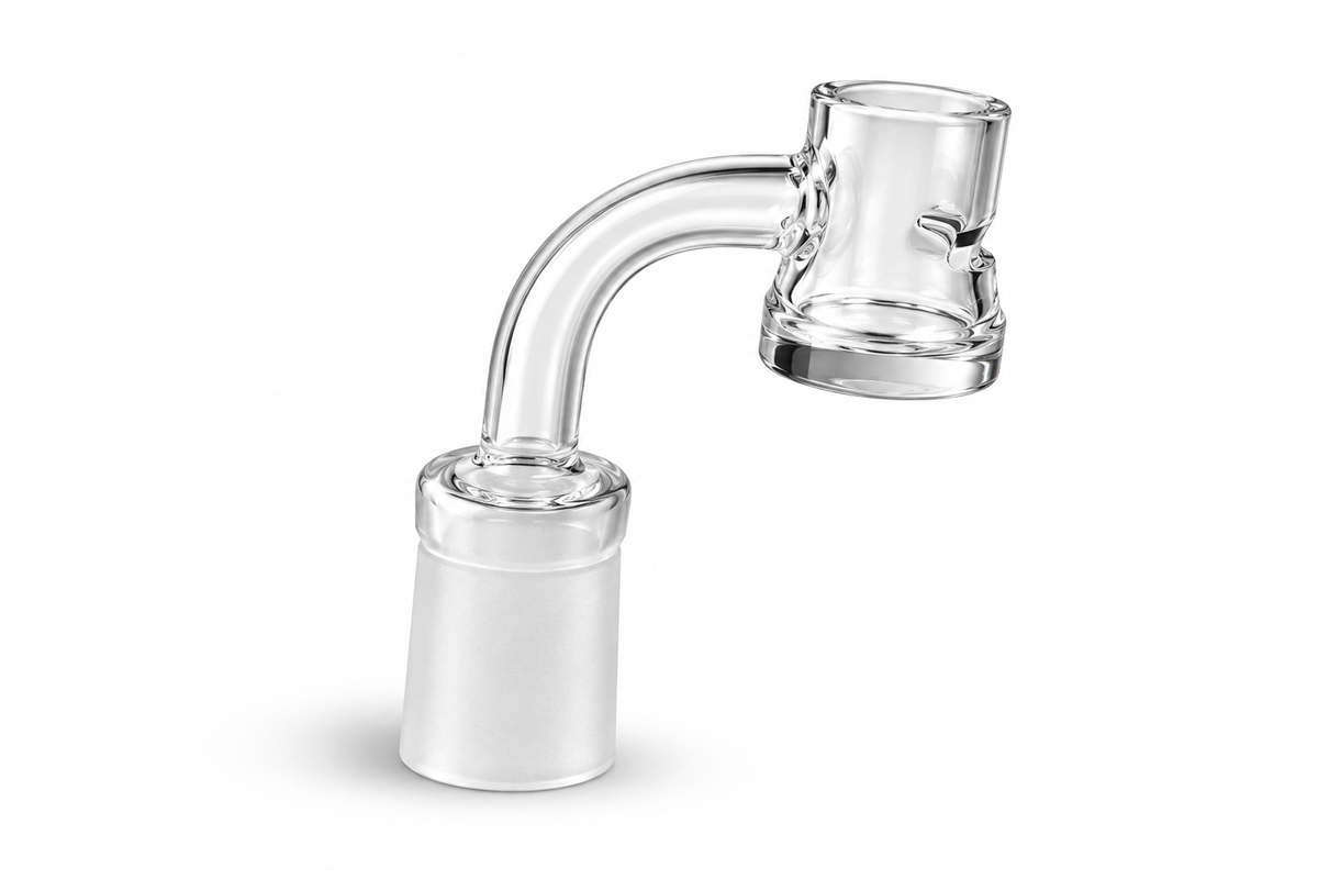 90° Slit Bucket Quartz Banger - 18mm Female