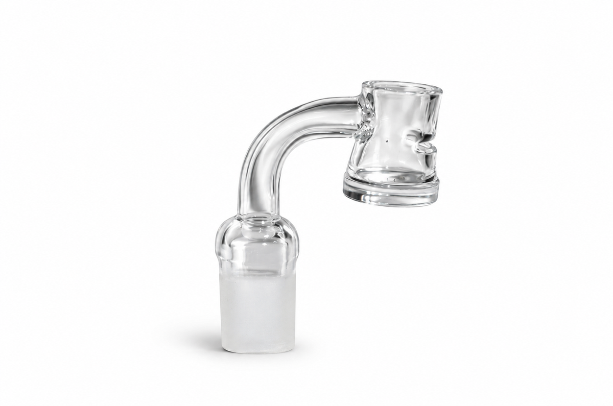 90° Slit Bucket Quartz Banger - 18mm Male