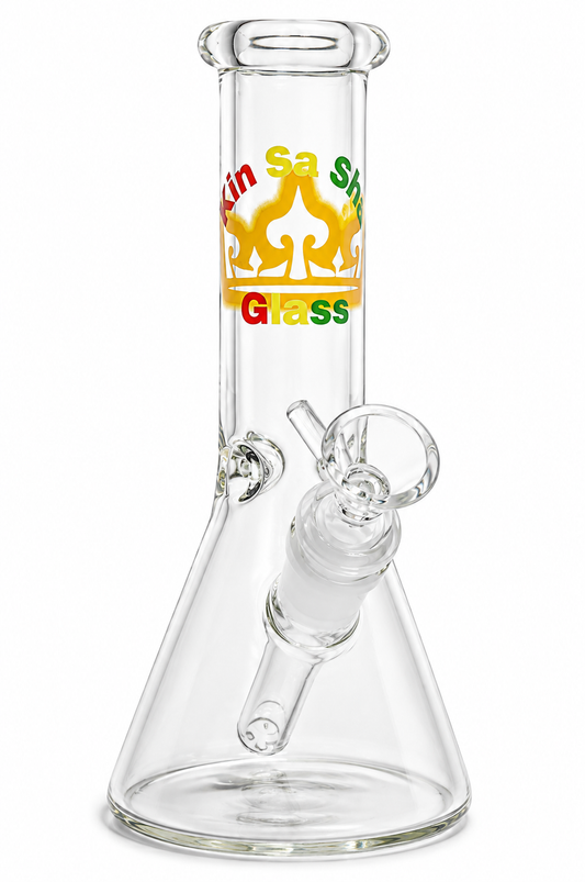 Kin Sa Sha 8" Clear Beaker Bong