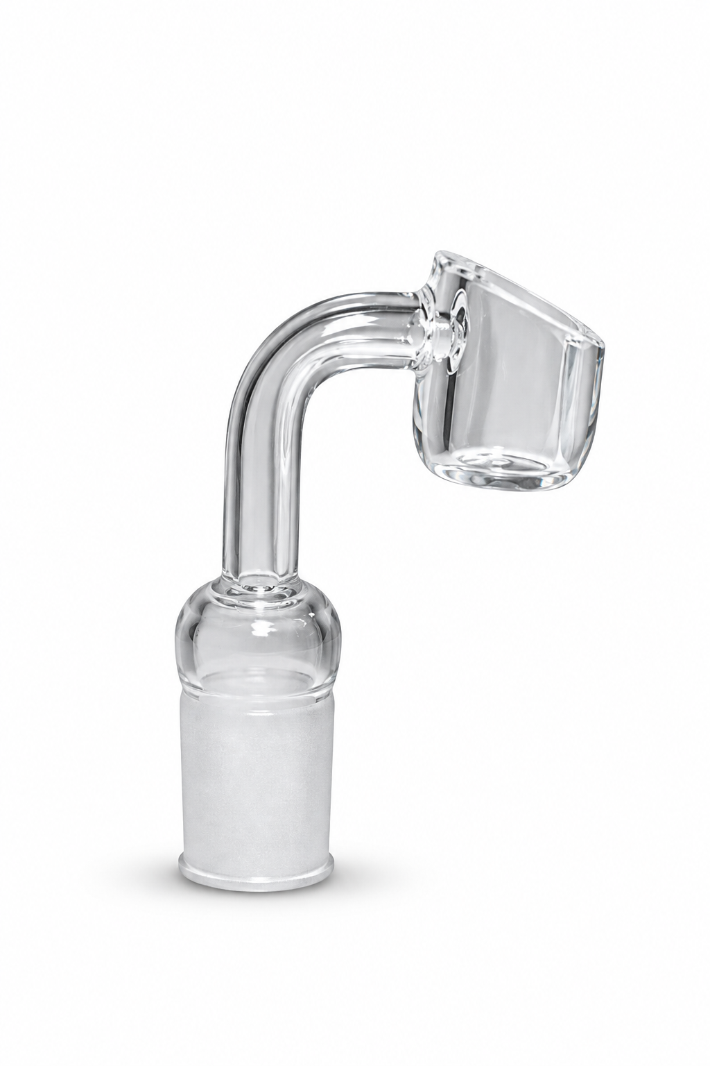 90° Side Cut Flat Top Quartz Banger – 18mm Female
