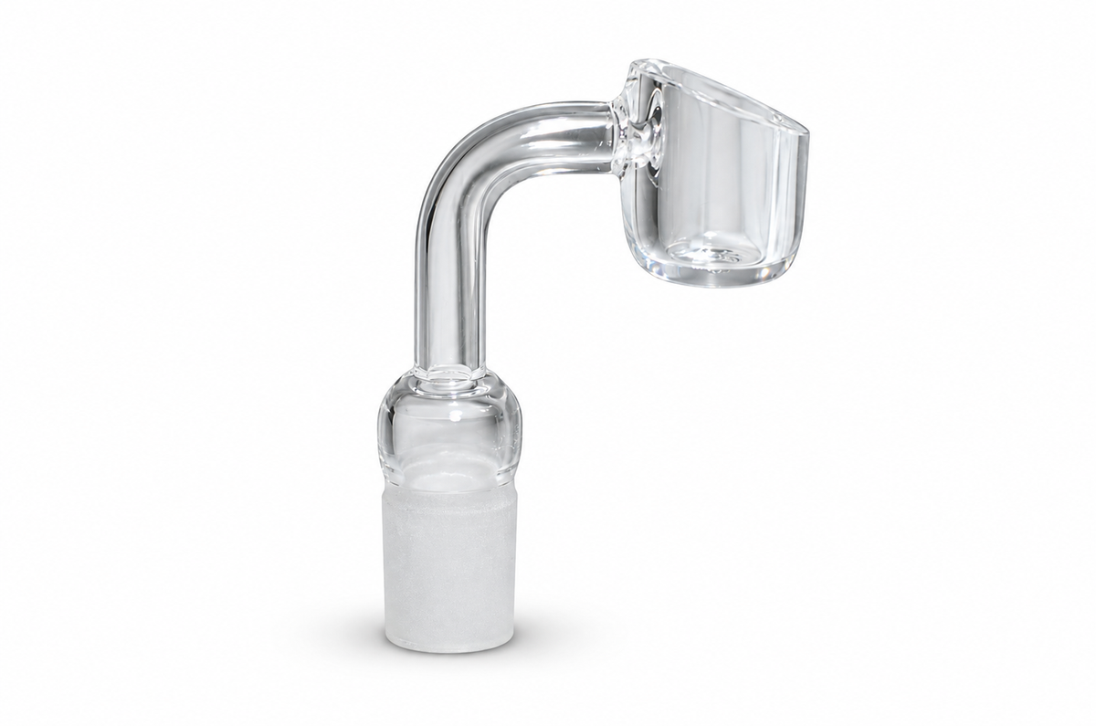 14mm Male Flat Top Quartz Banger – 90° / 45°