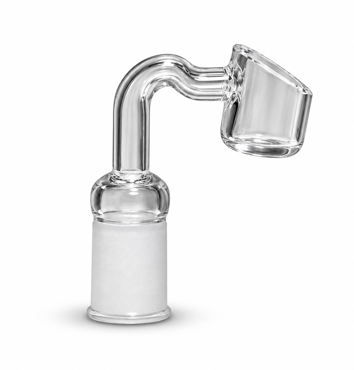 90° Side Cut Flat Top Quartz Banger – 18mm Female