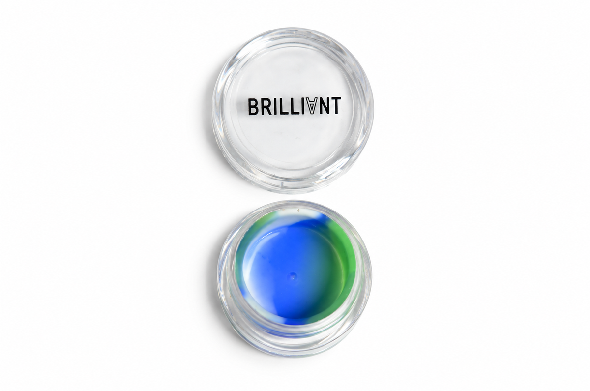 Brilliant Acrylic Shell Silicone Container