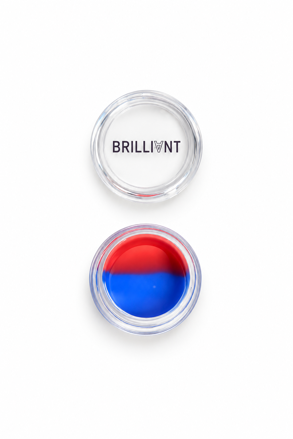 Brilliant Acrylic Shell Silicone Container