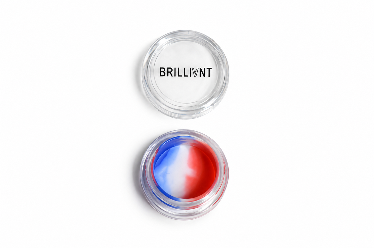 Brilliant Acrylic Shell Silicone Container
