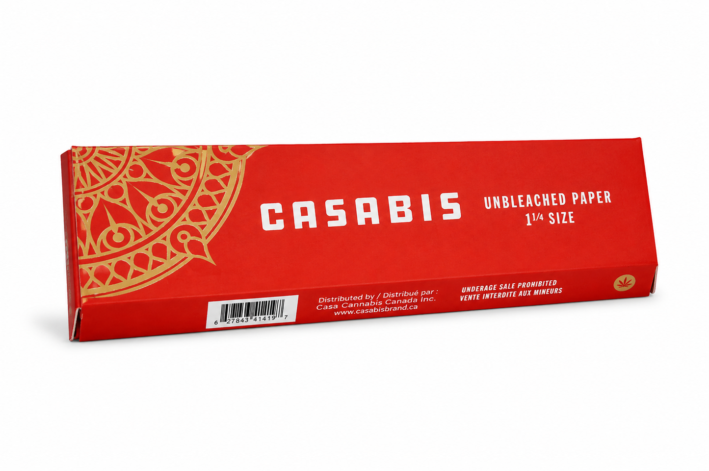 Casabis 1¼ Unbleached Pre-Rolled Cones – 6 Pack
