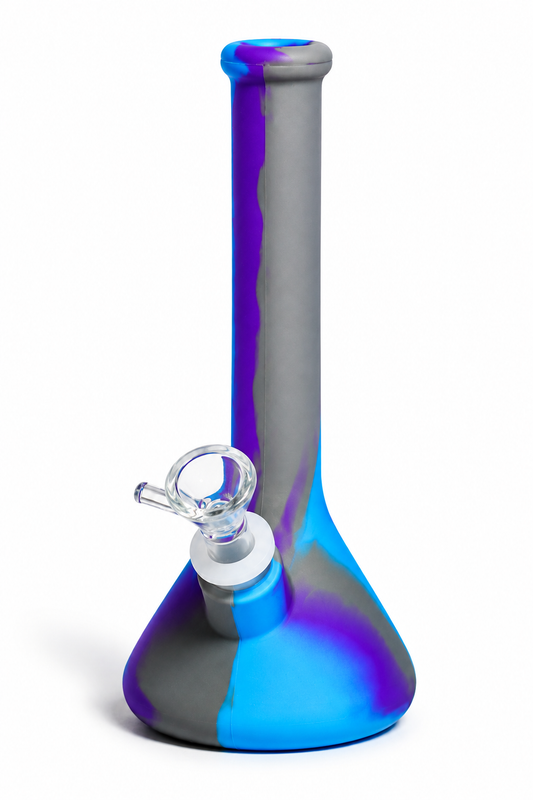 7.5" Slim Silicone Beaker Waterpipe