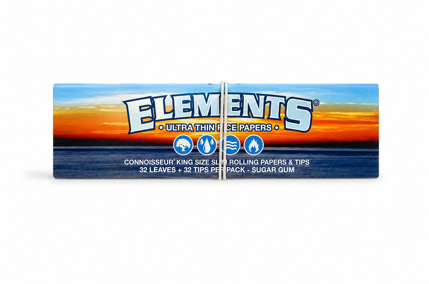 Elements Ultra Thin Rice Papers Connoisseur King Size Slim