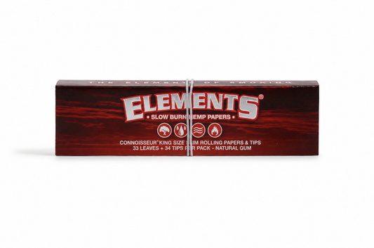 Elements Connoisseur King Size Slim Rolling Papers & Tips