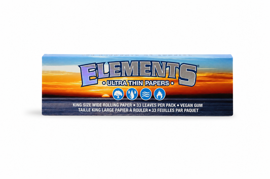 Elements Ultra Thin King Size Wide Rolling Papers