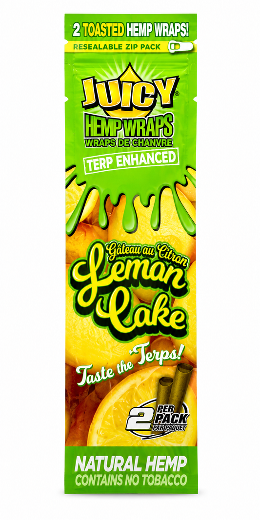 Juicy Jay's Hemp Wraps – Lemon Cake (Terp Enhanced)