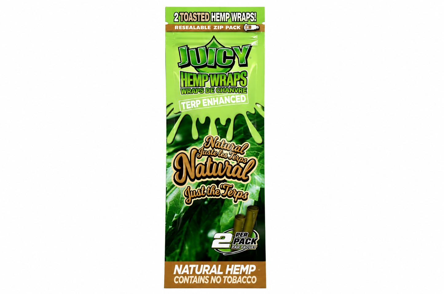 Juicy Jay's Terp Enhanced Hemp Wraps – Natural