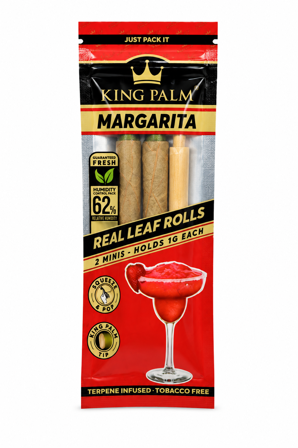 King Palm Margarita Mini Leaf Rolls – 2 Pack