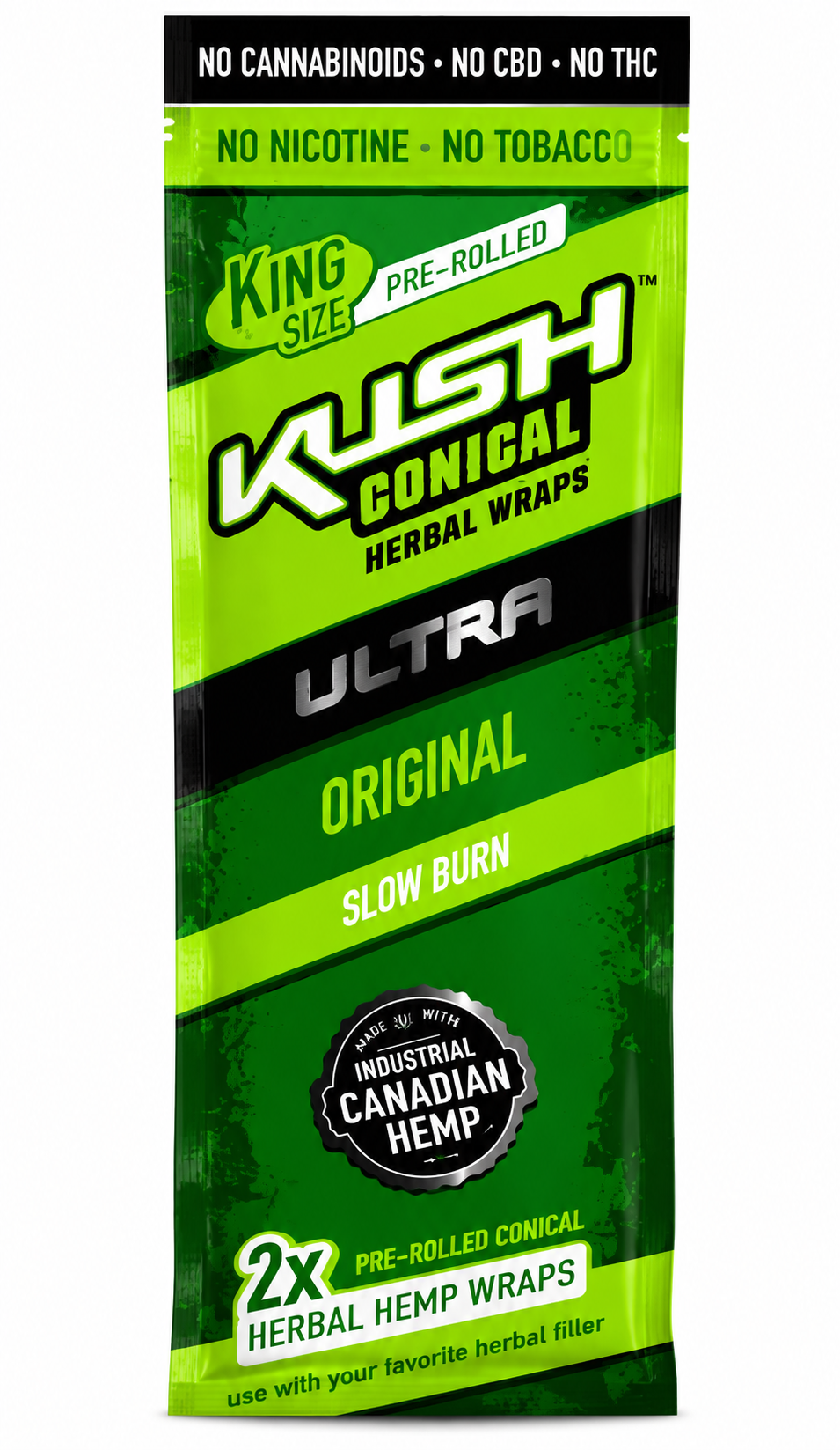 Kush Conical Herbal Wraps – Ultra Original (King Size)