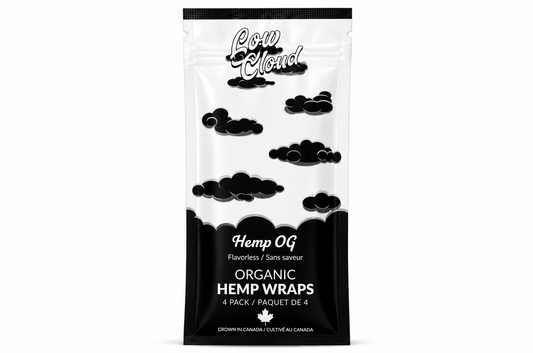 Low Cloud Hemp OG Organic Hemp Wraps – 4 Pack