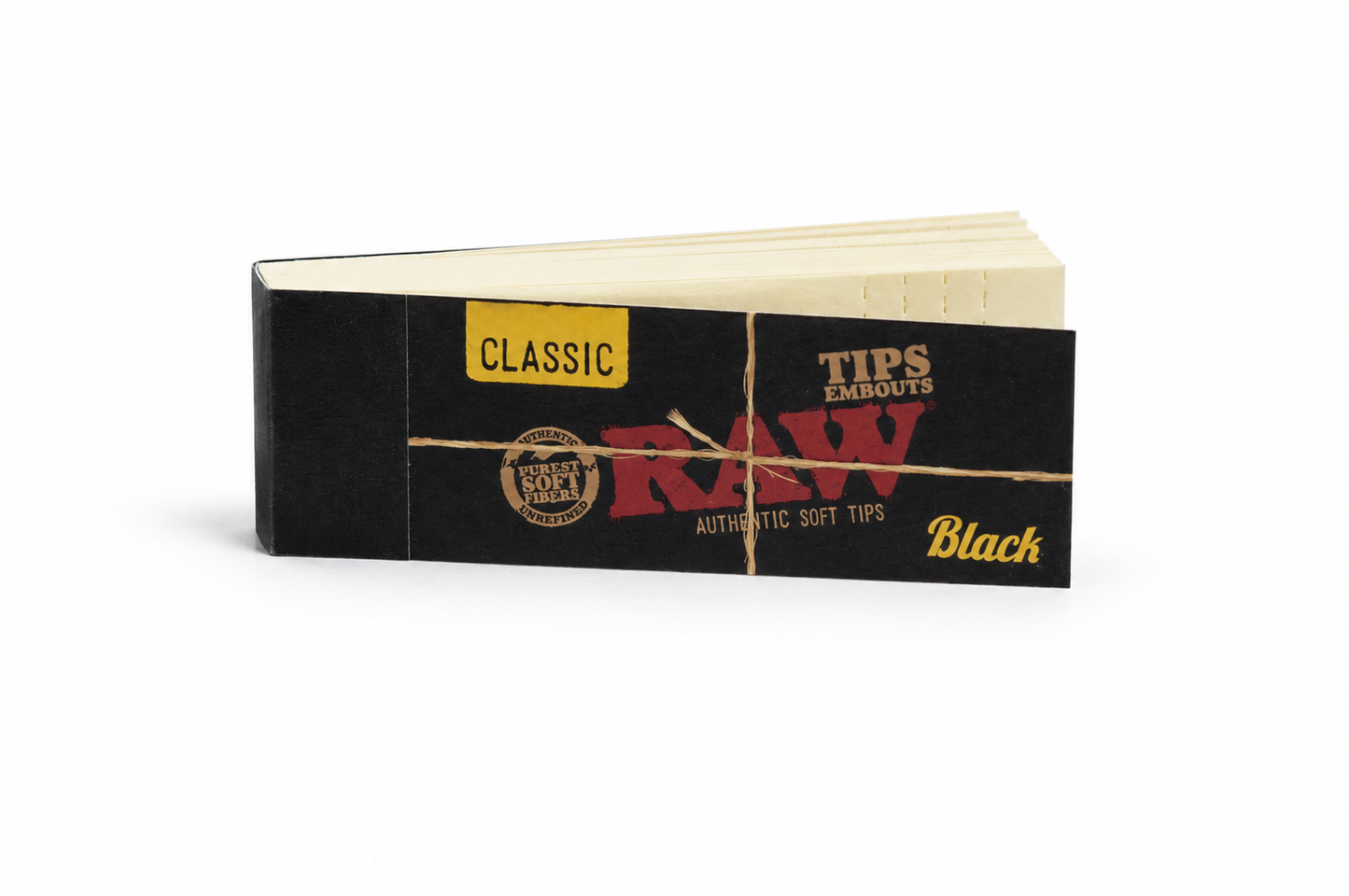 RAW Classic Black Perforated Tips