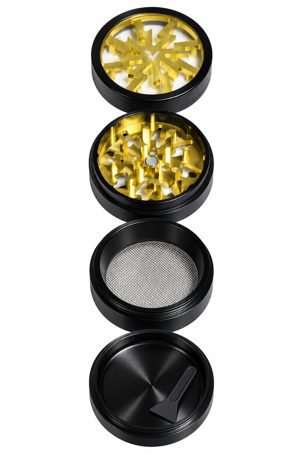Voltz 4-Piece Aluminum Herb Grinder – 2.48"