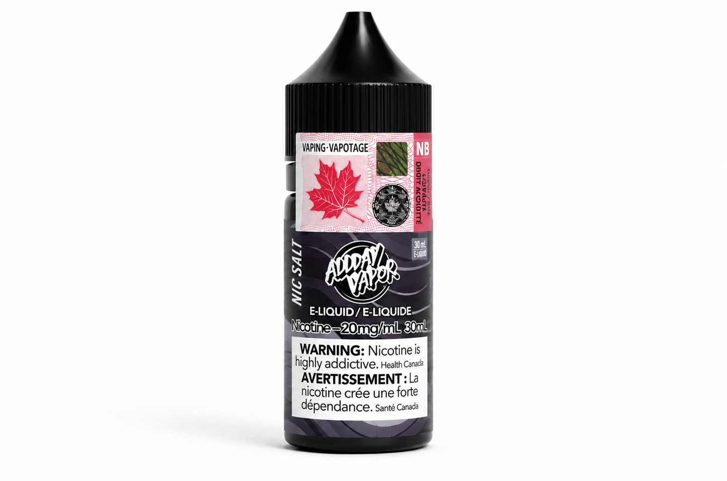 All Day Vapor Nicotine Salt E-Liquid