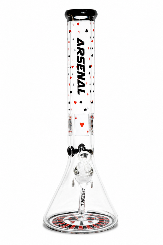 Arsenal Jackpot Roulette Bong 16" 7mm
