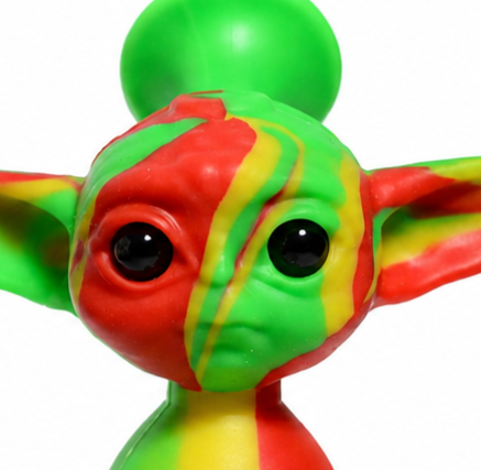 7" Silicone Yoda Waterpipe